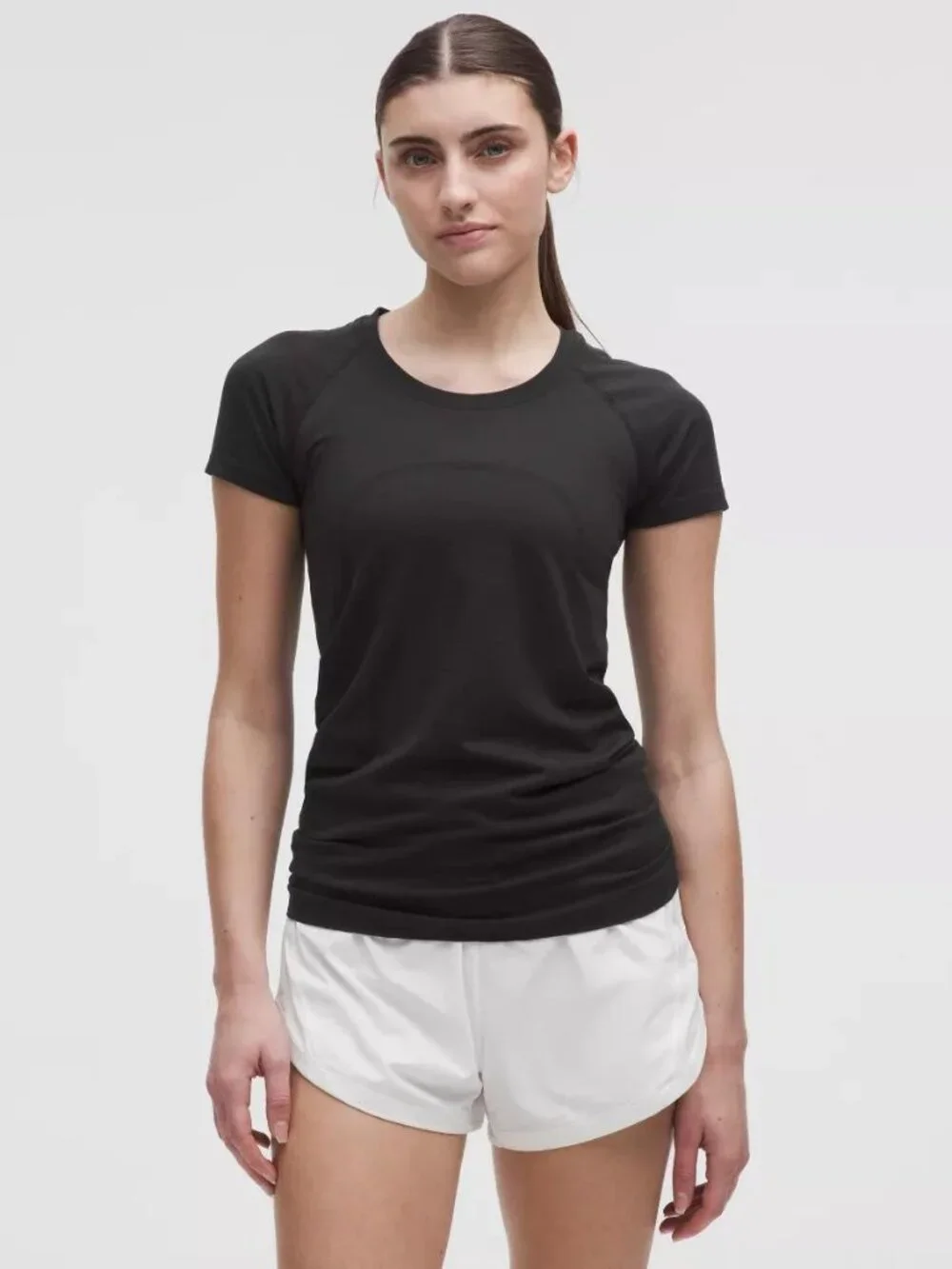 NWT Lululemon Swiftly Tech Short Sleeve Shirt 2.0 Black Size 6
